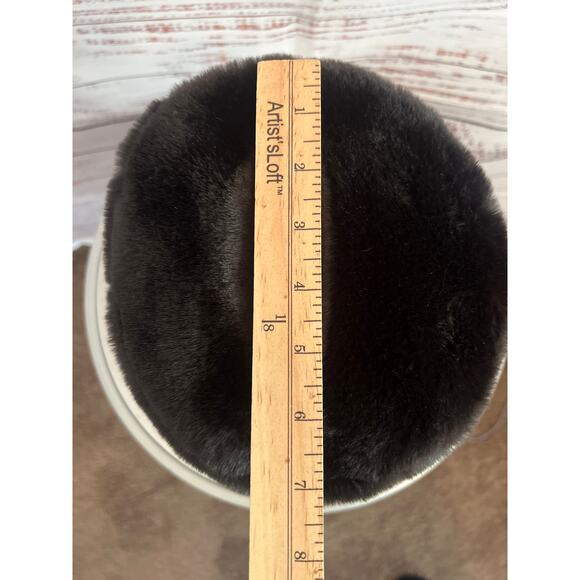Ushanka faux fur hat black - Picture 11 of 12
